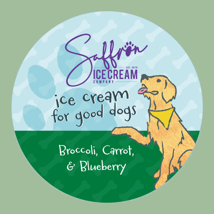 Ice Cream for Dogs - Broccoli Carrot & Blueberry