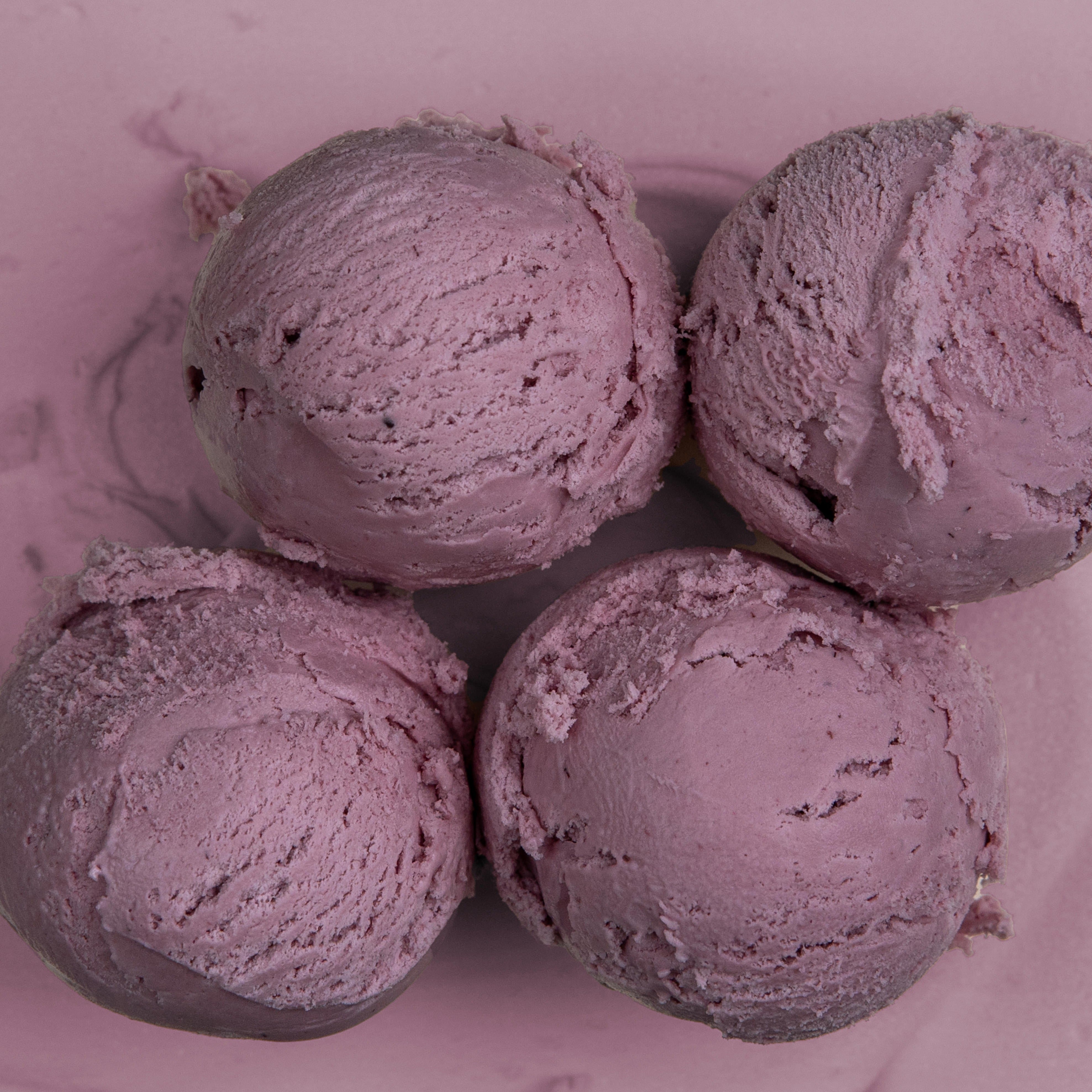 Handpicked Blackberry Saffron Ice Cream Company