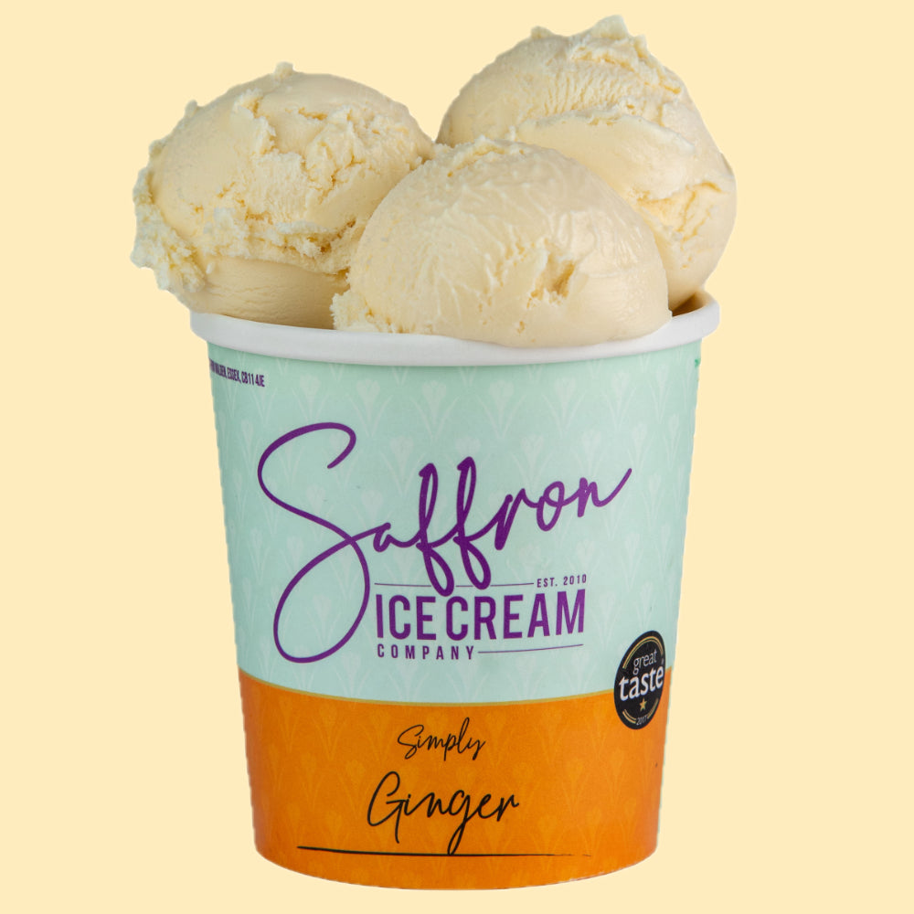 Simply Ginger – Saffron Ice Cream Company